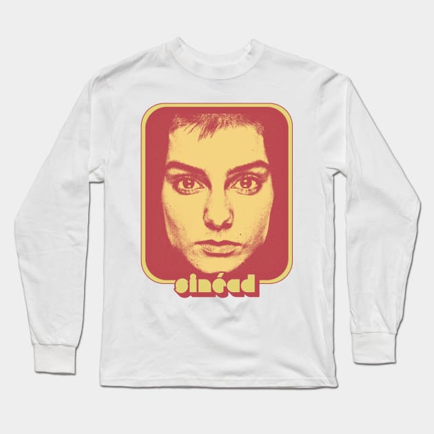Sinéad O'Connor /// Retro Styled Aesthetic Design Long Sleeve T-Shirt by DankFutura